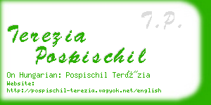 terezia pospischil business card